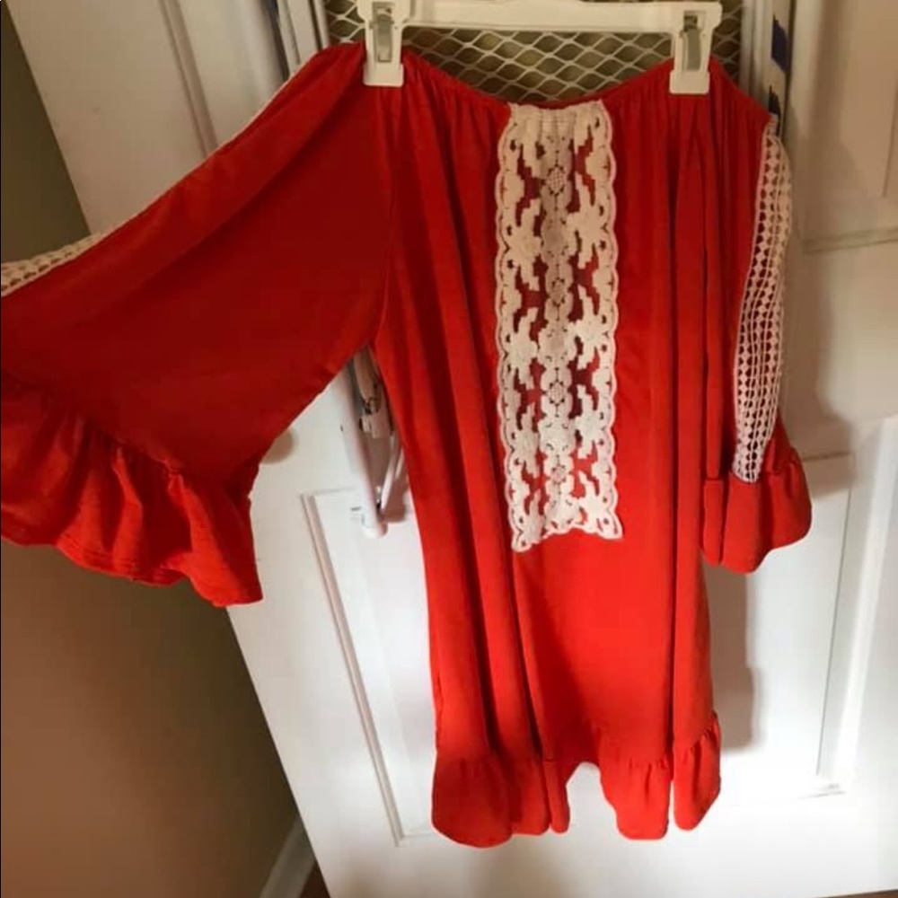 Long sleeve strapless dress